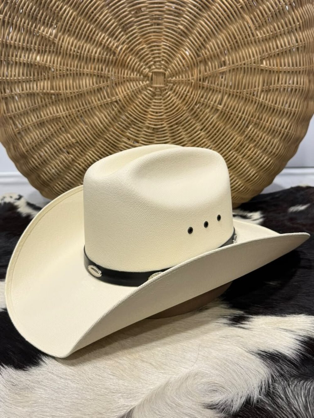 Western Express Off White Cattleman 7 1/2